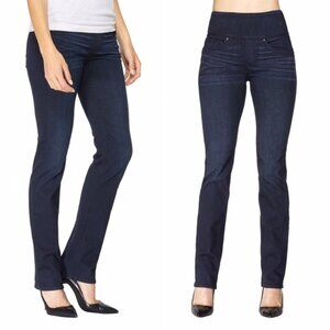 Spanx NEW The Signature Straight Leg Jeans with a Shaping Waistband 30x32 Black
